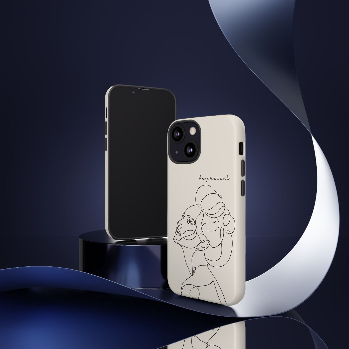Line Art 'Represent' Phone Case — Minimalist Feminine Protective Cover