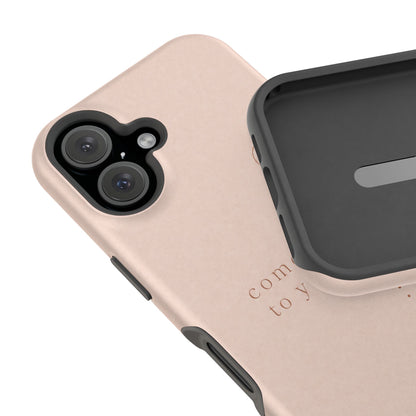 Come Back to Yourself Magnetic Impact-Resistant Phone Case — Protective Minimalist Moon Design