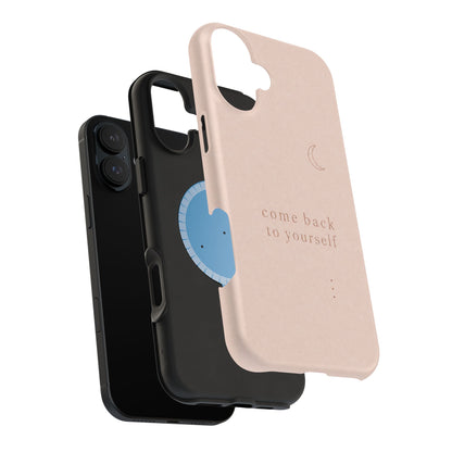 Come Back to Yourself Magnetic Impact-Resistant Phone Case — Protective Minimalist Moon Design