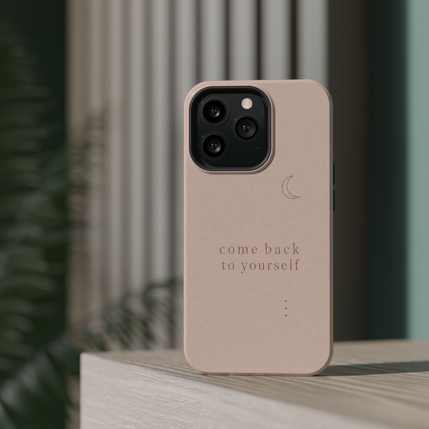 Come Back to Yourself Magnetic Impact-Resistant Phone Case — Protective Minimalist Moon Design