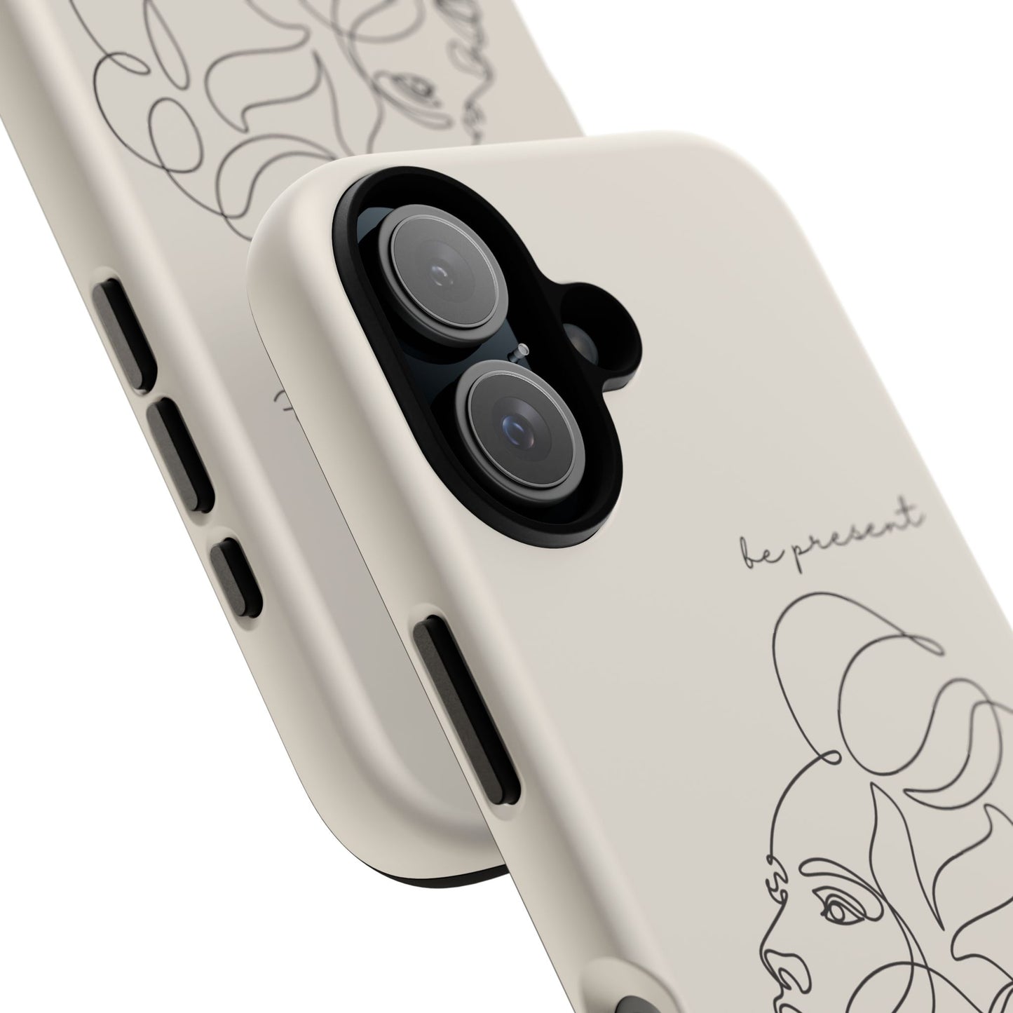 Line Art 'Represent' Phone Case — Minimalist Feminine Protective Cover
