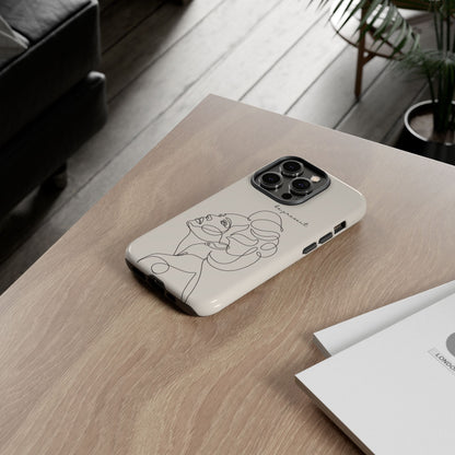 Line Art 'Represent' Phone Case — Minimalist Feminine Protective Cover