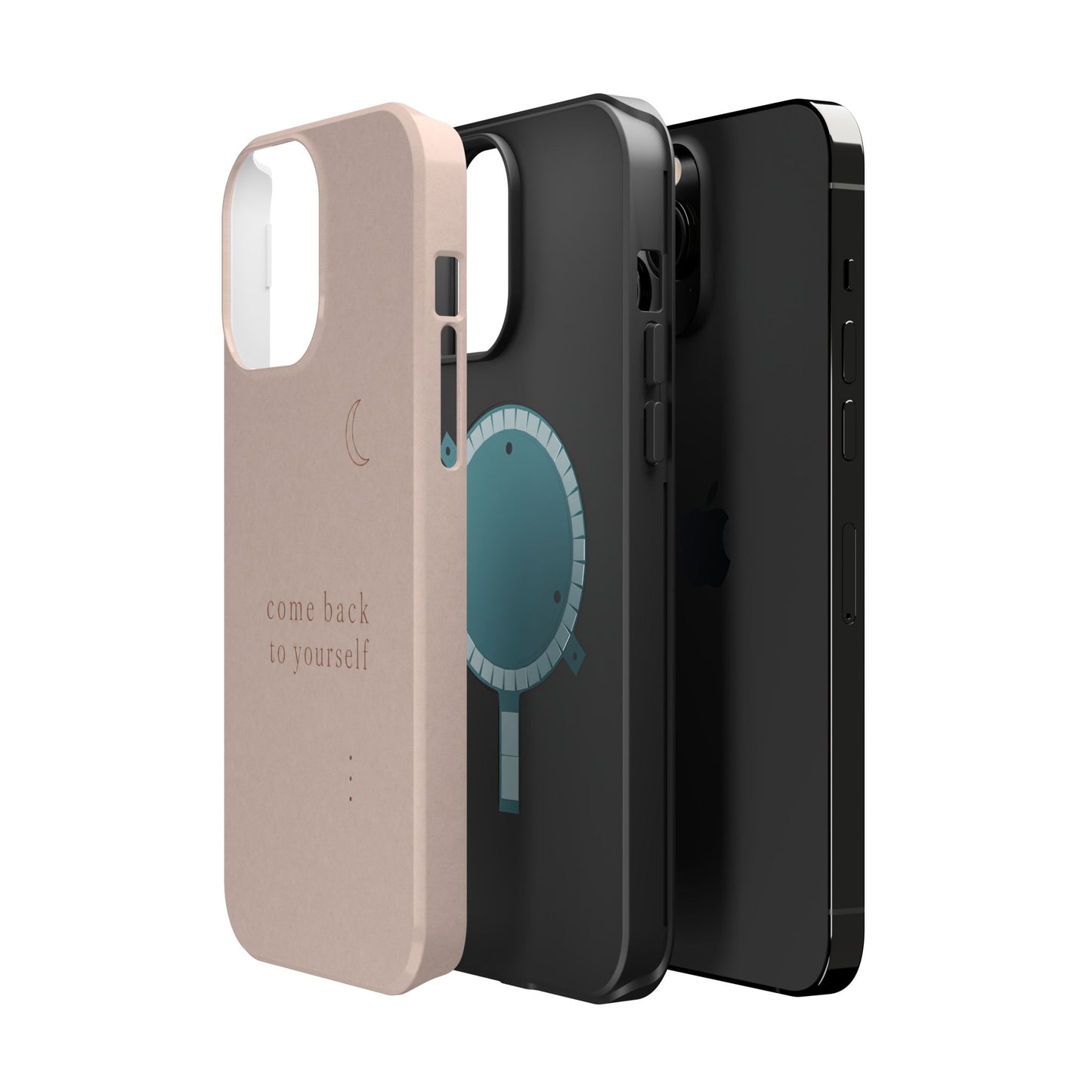 Come Back to Yourself Magnetic Impact-Resistant Phone Case — Protective Minimalist Moon Design