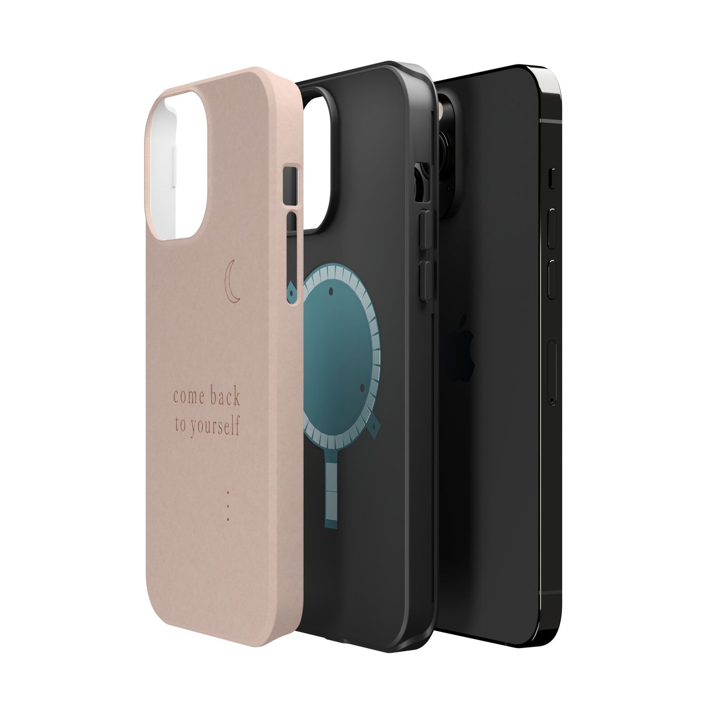 Come Back to Yourself Magnetic Impact-Resistant Phone Case — Protective Minimalist Moon Design