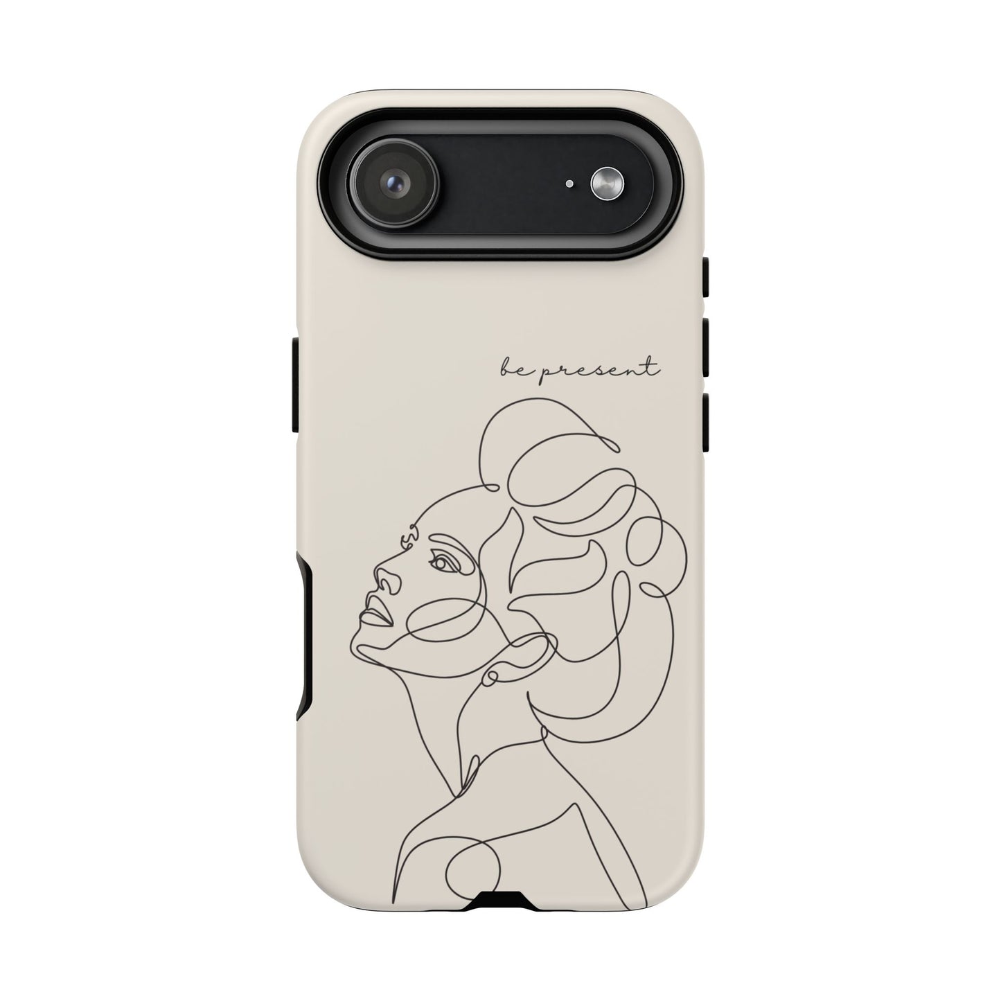 Line Art 'Represent' Phone Case — Minimalist Feminine Protective Cover