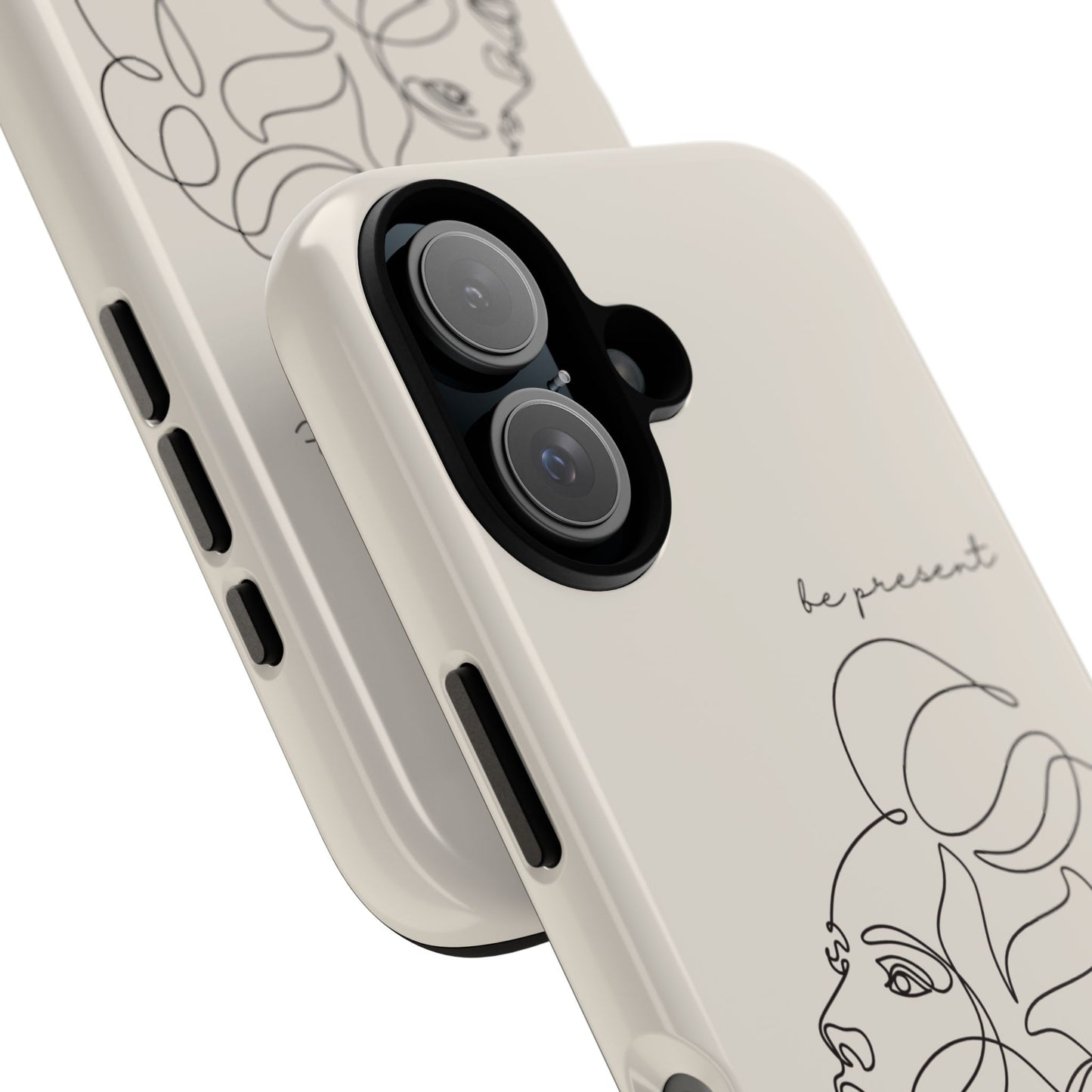 Line Art 'Represent' Phone Case — Minimalist Feminine Protective Cover