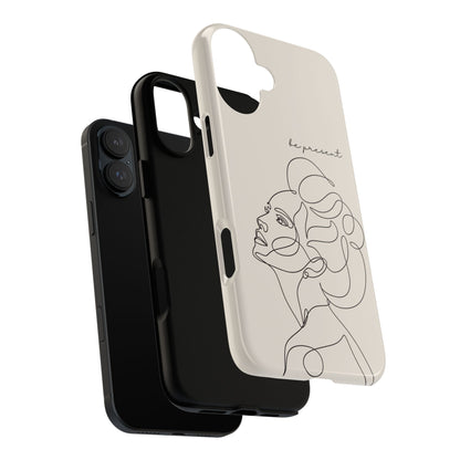 Line Art 'Represent' Phone Case — Minimalist Feminine Protective Cover
