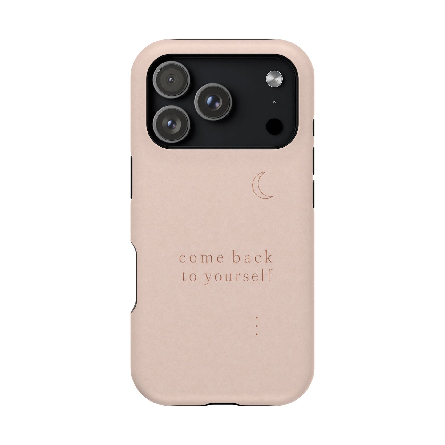 Come Back to Yourself Magnetic Impact-Resistant Phone Case — Protective Minimalist Moon Design