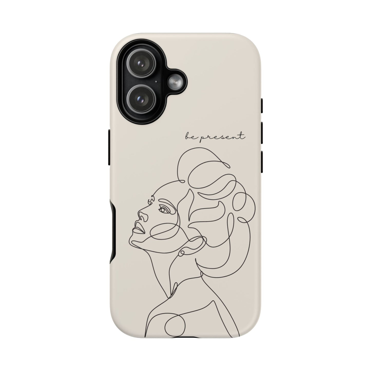 Line Art 'Represent' Phone Case — Minimalist Feminine Protective Cover