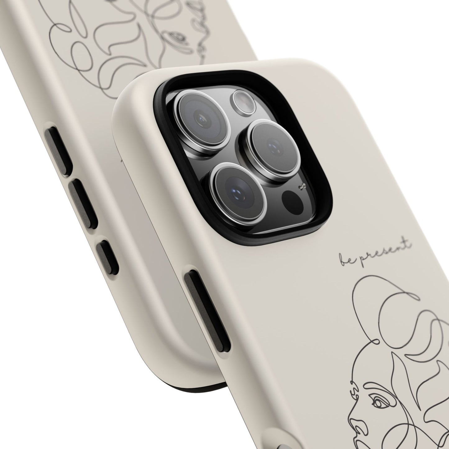 Line Art 'Represent' Phone Case — Minimalist Feminine Protective Cover