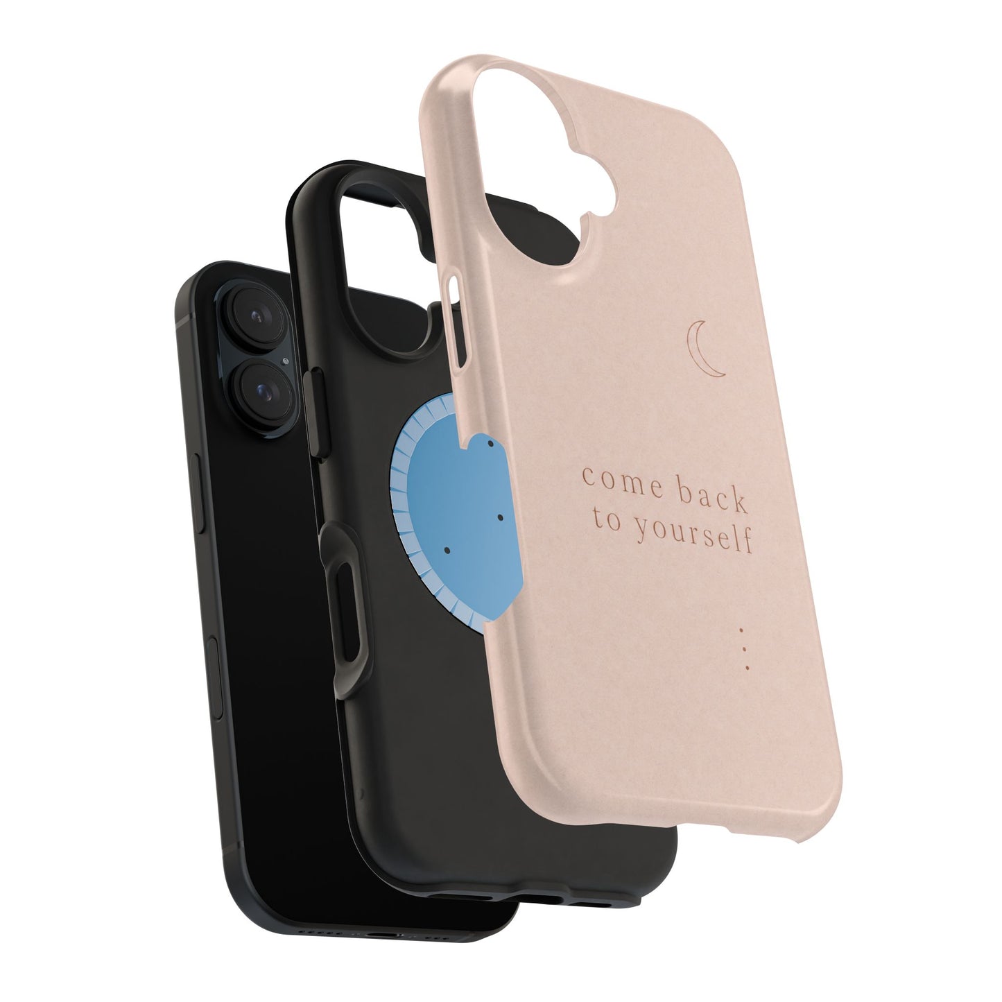 Come Back to Yourself Magnetic Impact-Resistant Phone Case — Protective Minimalist Moon Design