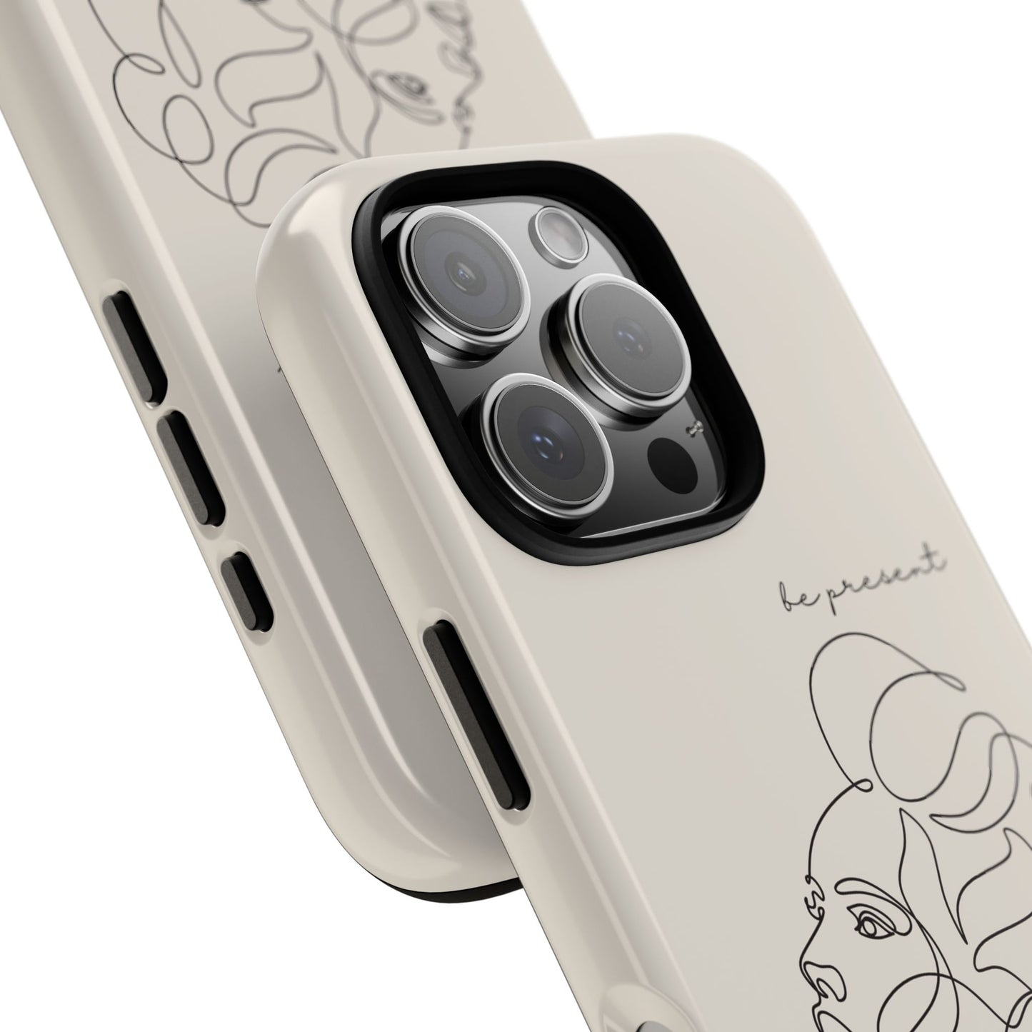 Line Art 'Represent' Phone Case — Minimalist Feminine Protective Cover