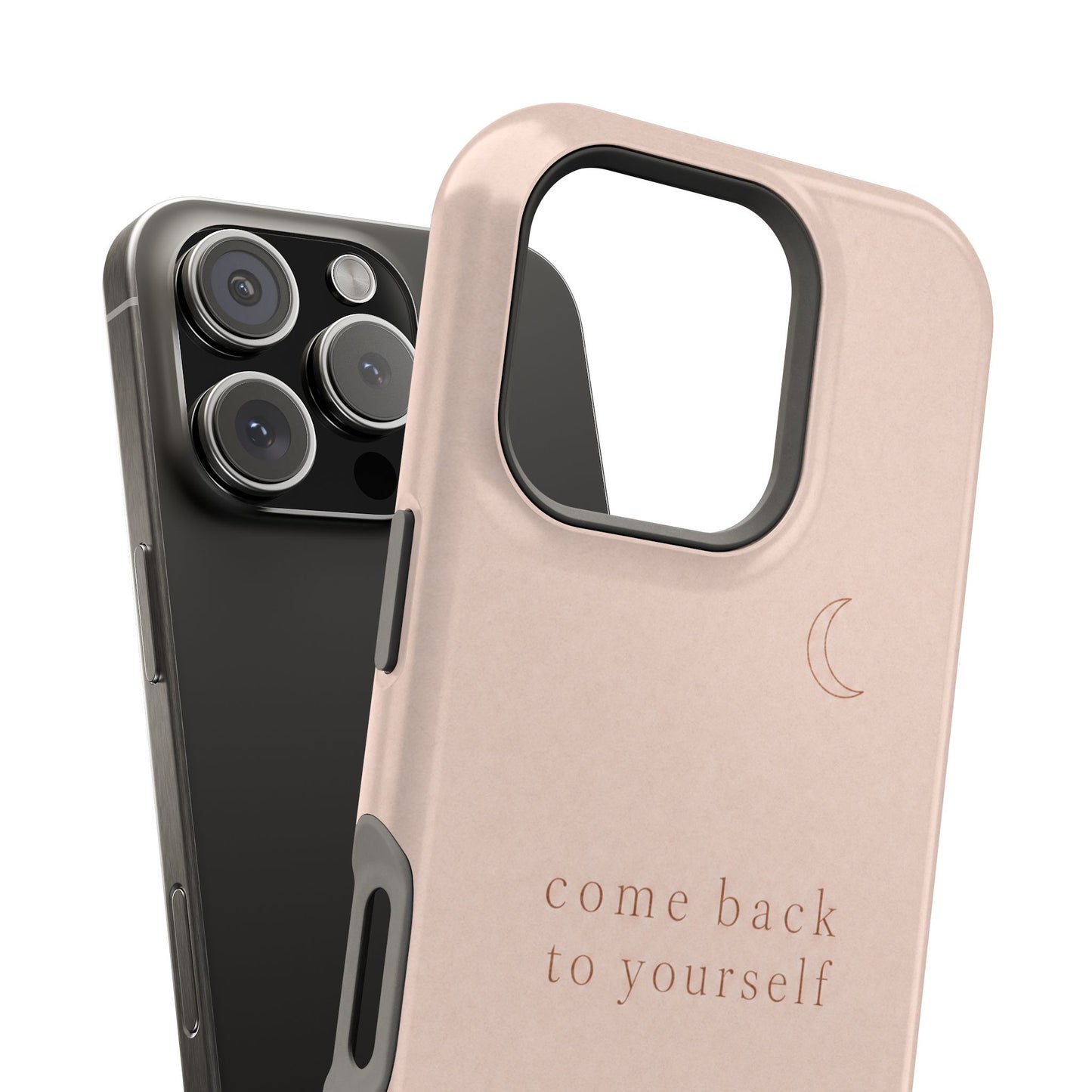 Come Back to Yourself Magnetic Impact-Resistant Phone Case — Protective Minimalist Moon Design