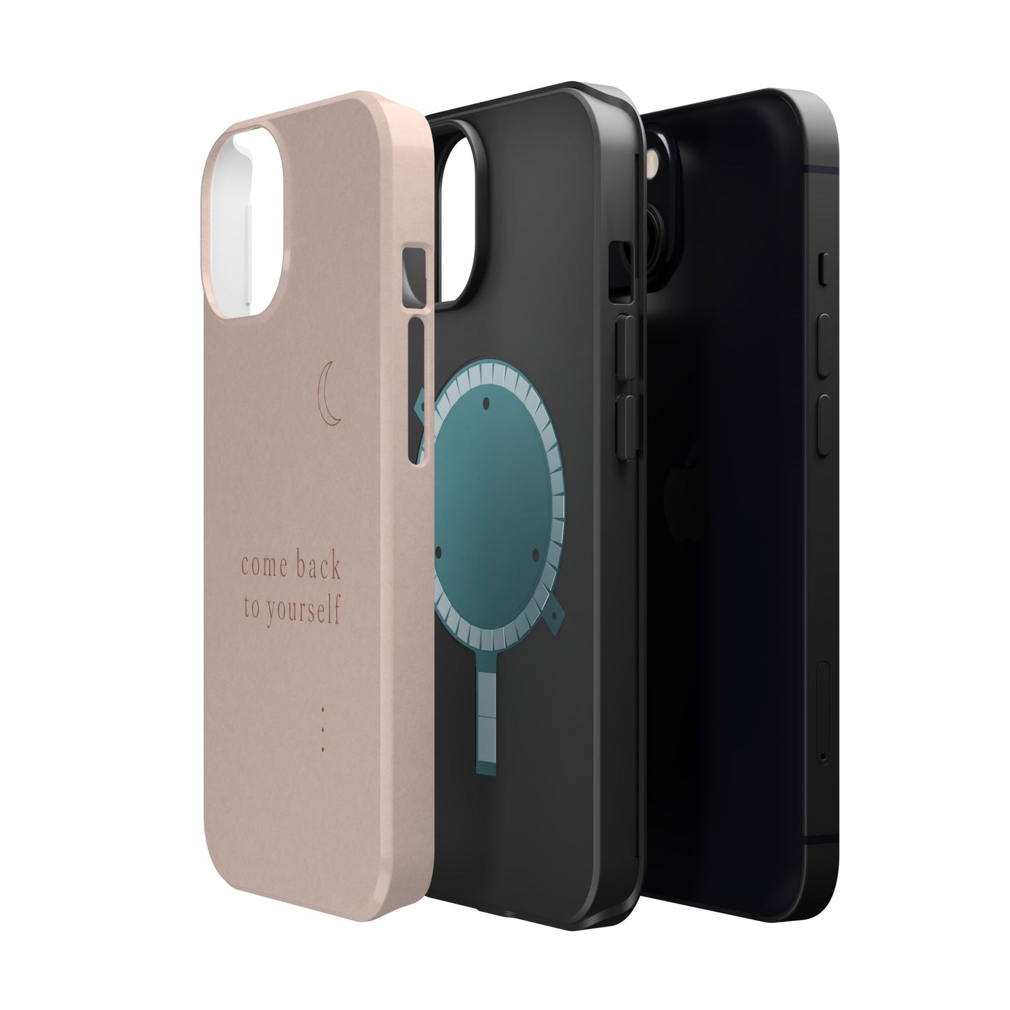 Come Back to Yourself Magnetic Impact-Resistant Phone Case — Protective Minimalist Moon Design