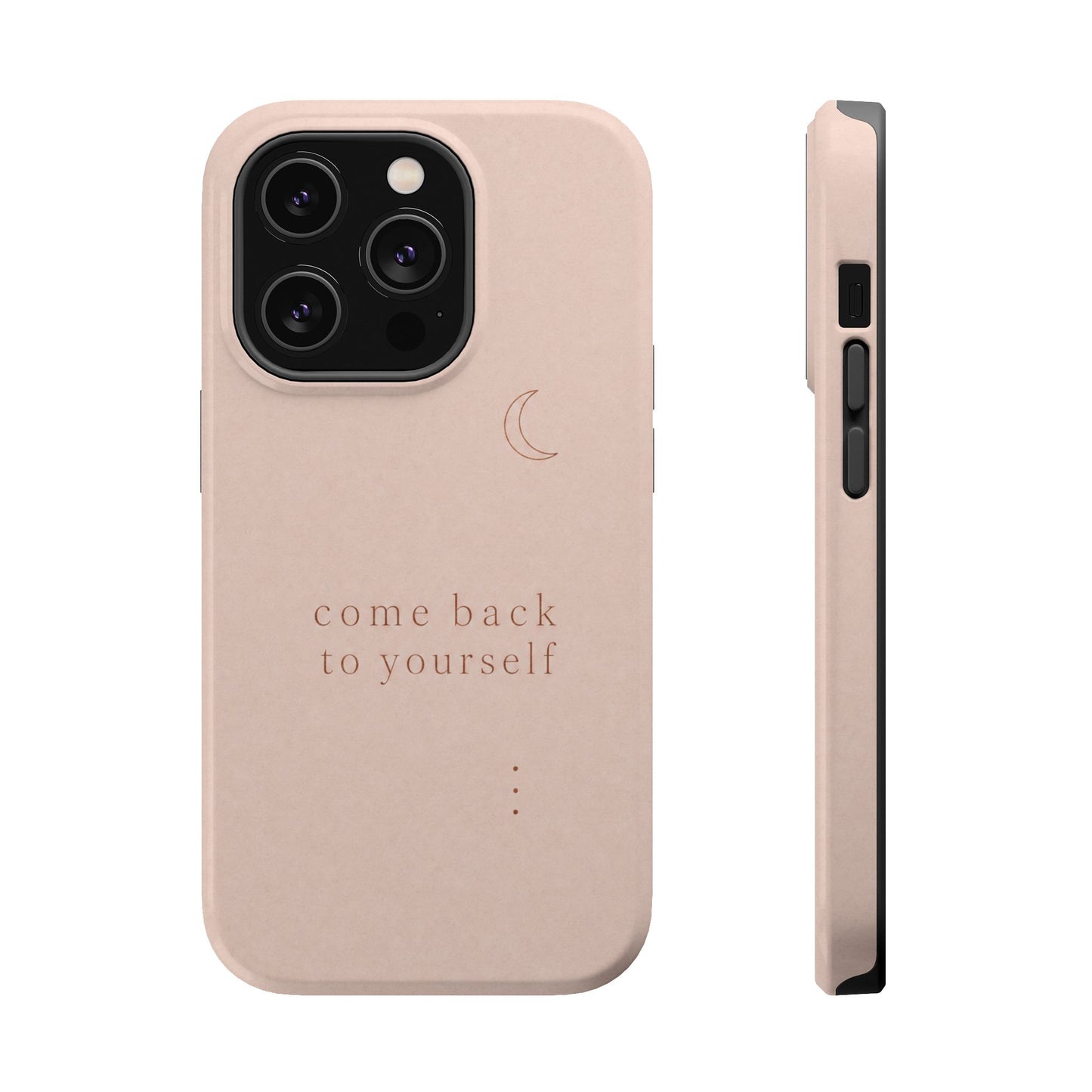 Come Back to Yourself Magnetic Impact-Resistant Phone Case — Protective Minimalist Moon Design