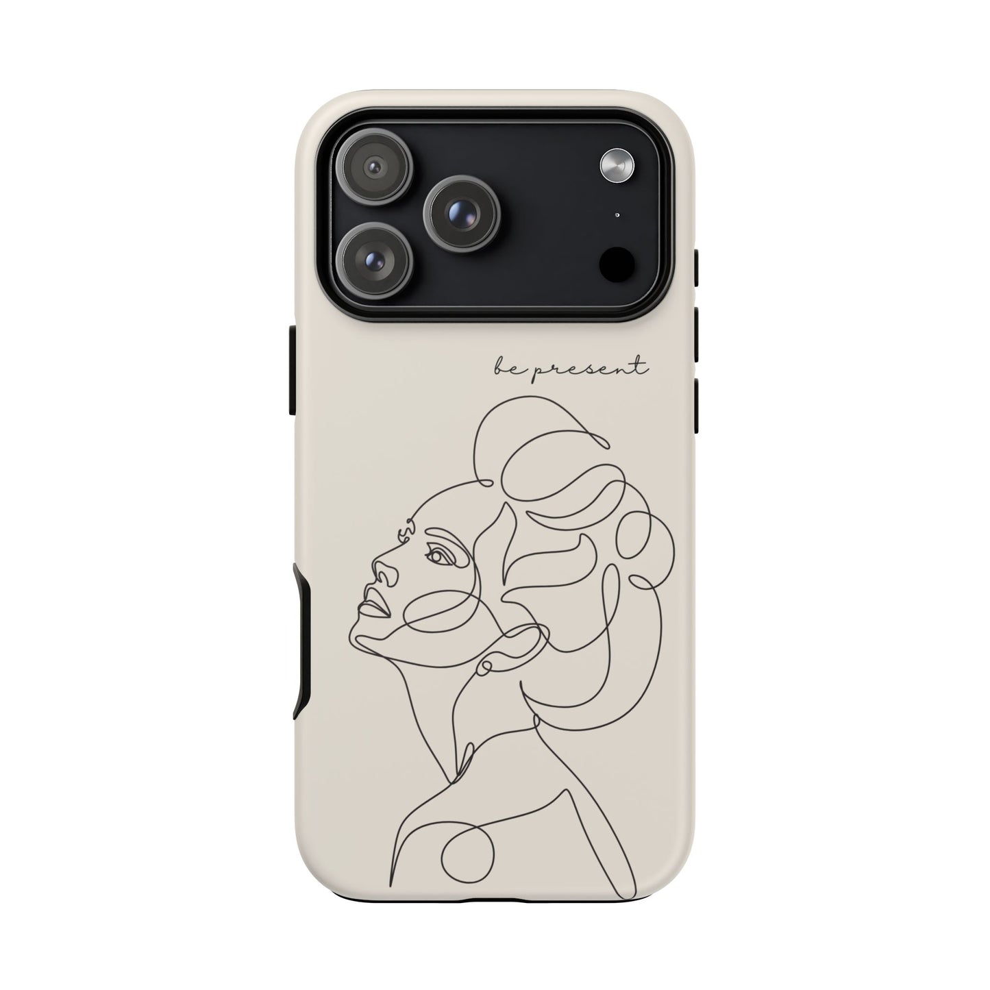 Line Art 'Represent' Phone Case — Minimalist Feminine Protective Cover