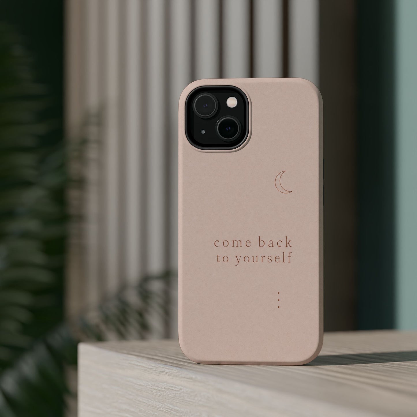 Come Back to Yourself Magnetic Impact-Resistant Phone Case — Protective Minimalist Moon Design