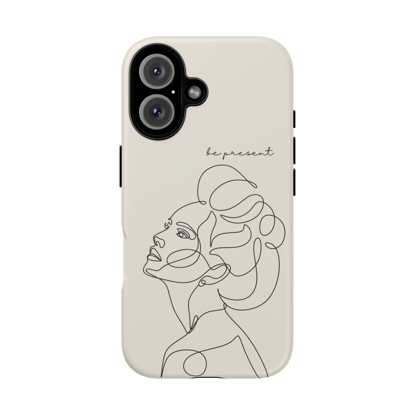 Line Art 'Represent' Phone Case — Minimalist Feminine Protective Cover