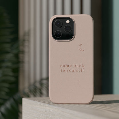 Come Back to Yourself Magnetic Impact-Resistant Phone Case — Protective Minimalist Moon Design