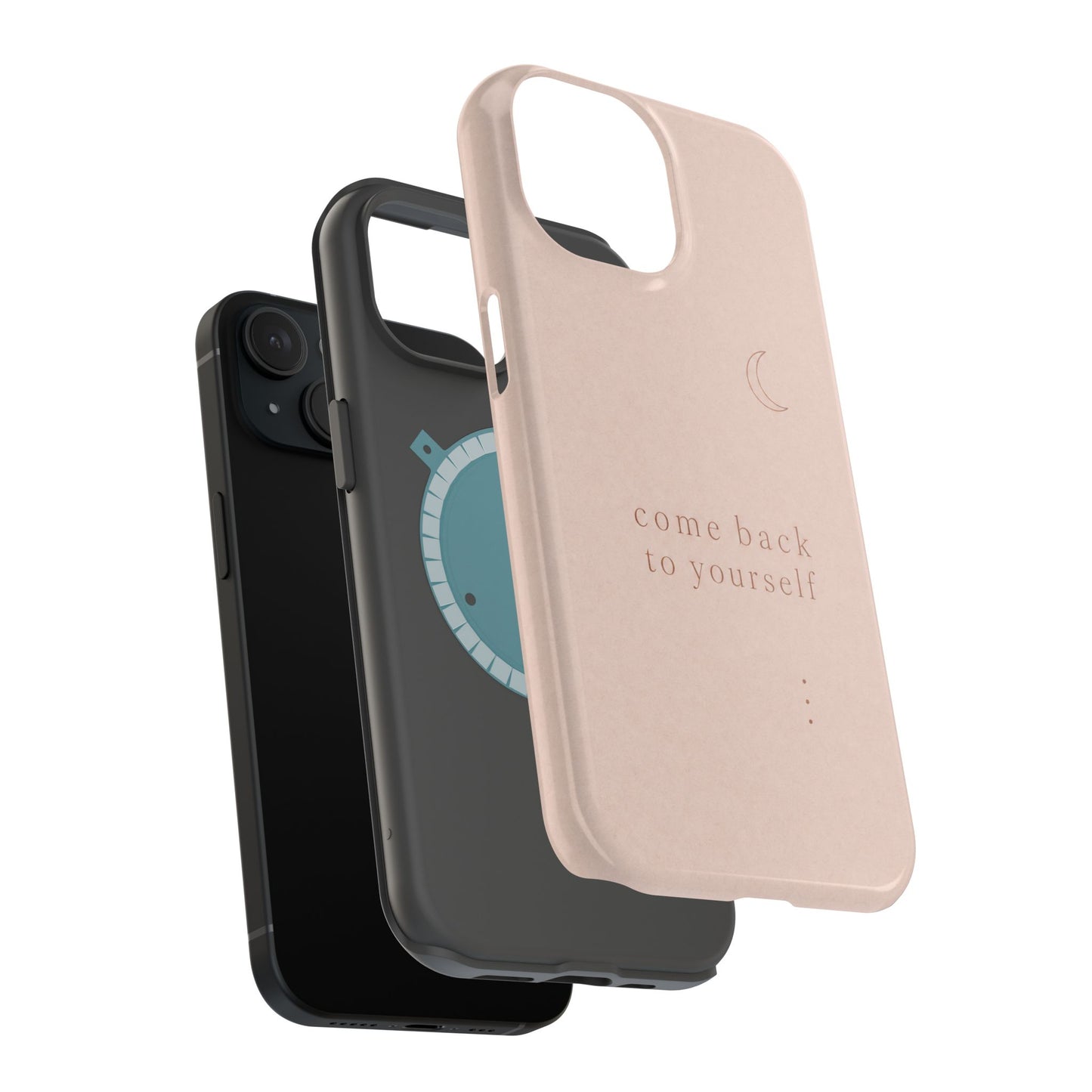 Come Back to Yourself Magnetic Impact-Resistant Phone Case — Protective Minimalist Moon Design