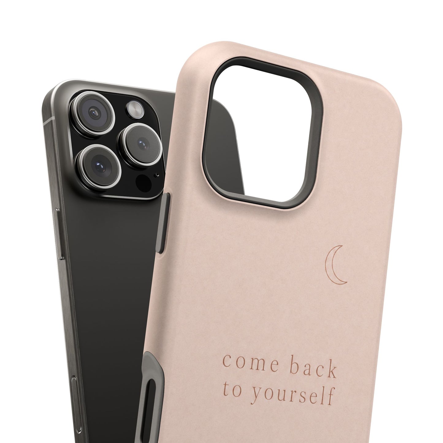 Come Back to Yourself Magnetic Impact-Resistant Phone Case — Protective Minimalist Moon Design