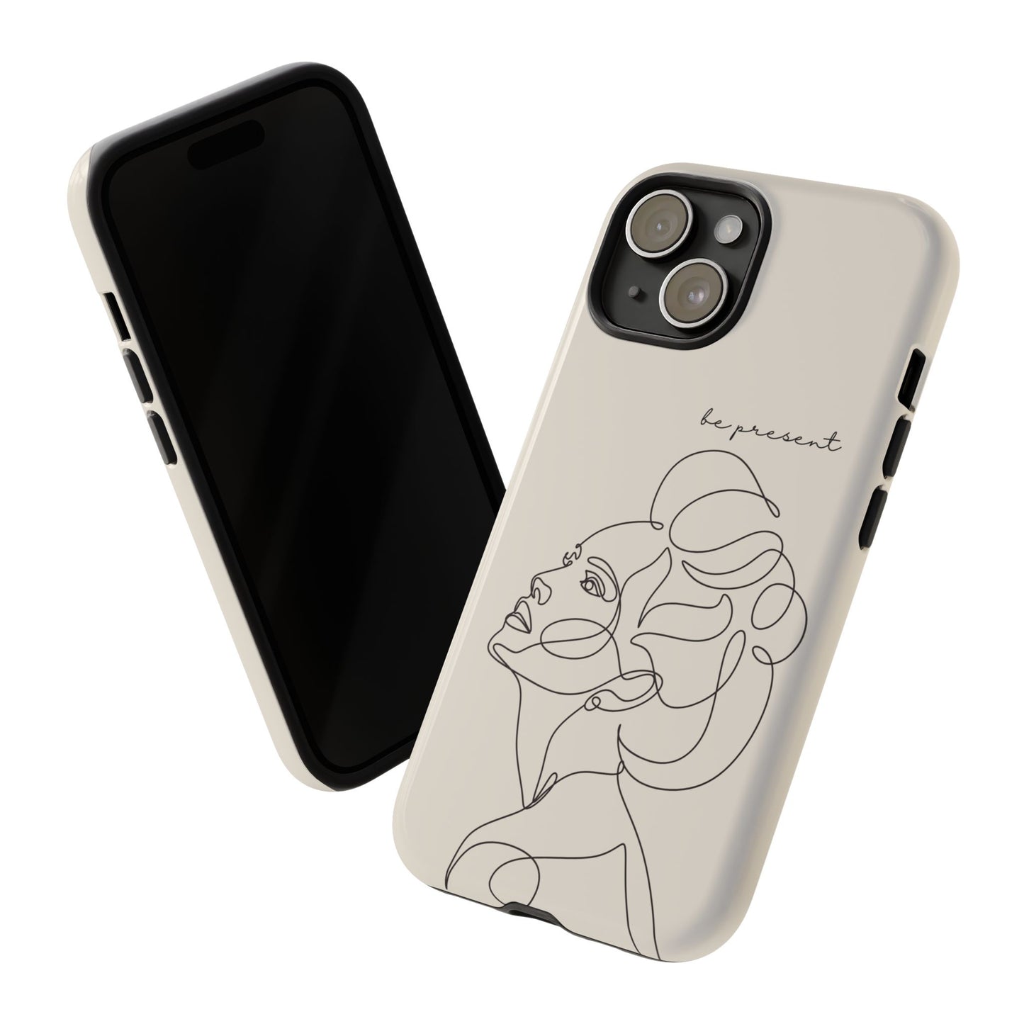 Line Art 'Represent' Phone Case — Minimalist Feminine Protective Cover