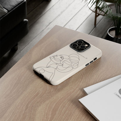 Line Art 'Represent' Phone Case — Minimalist Feminine Protective Cover