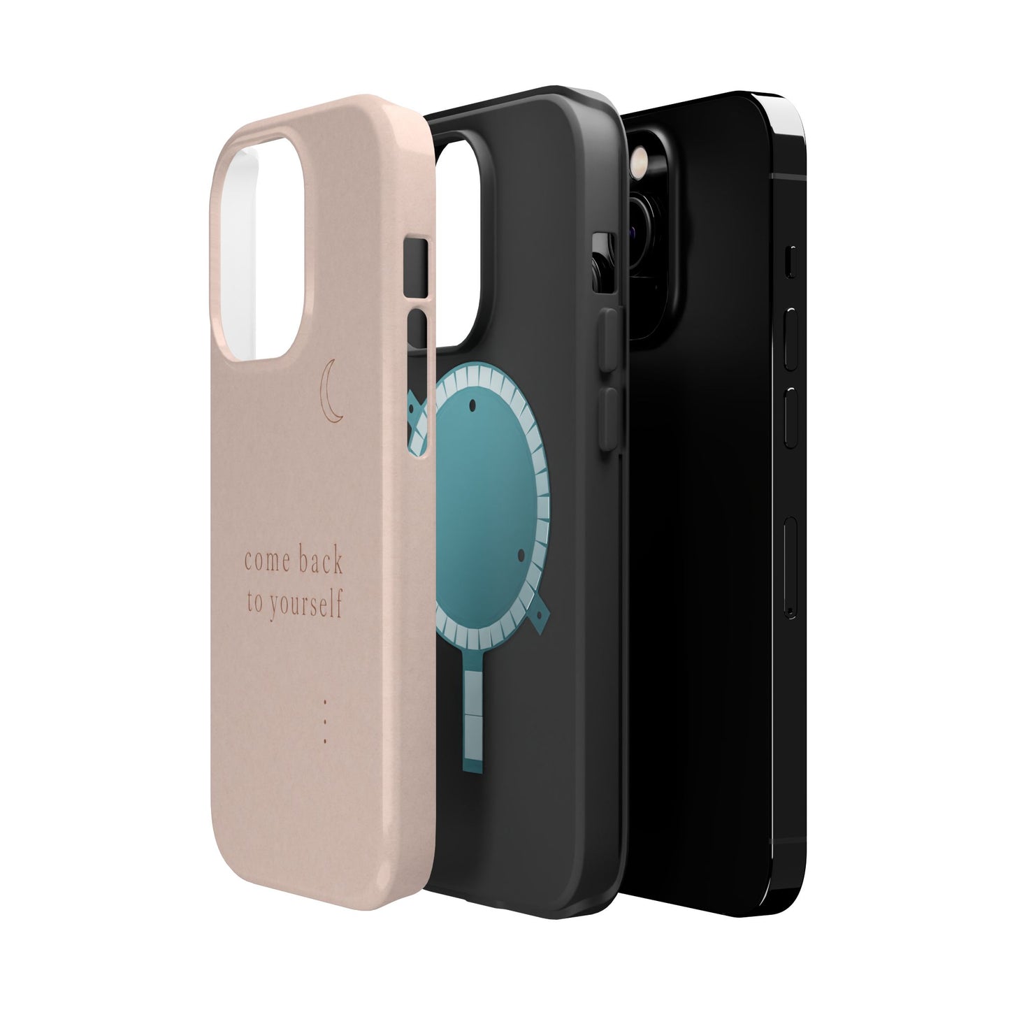 Come Back to Yourself Magnetic Impact-Resistant Phone Case — Protective Minimalist Moon Design