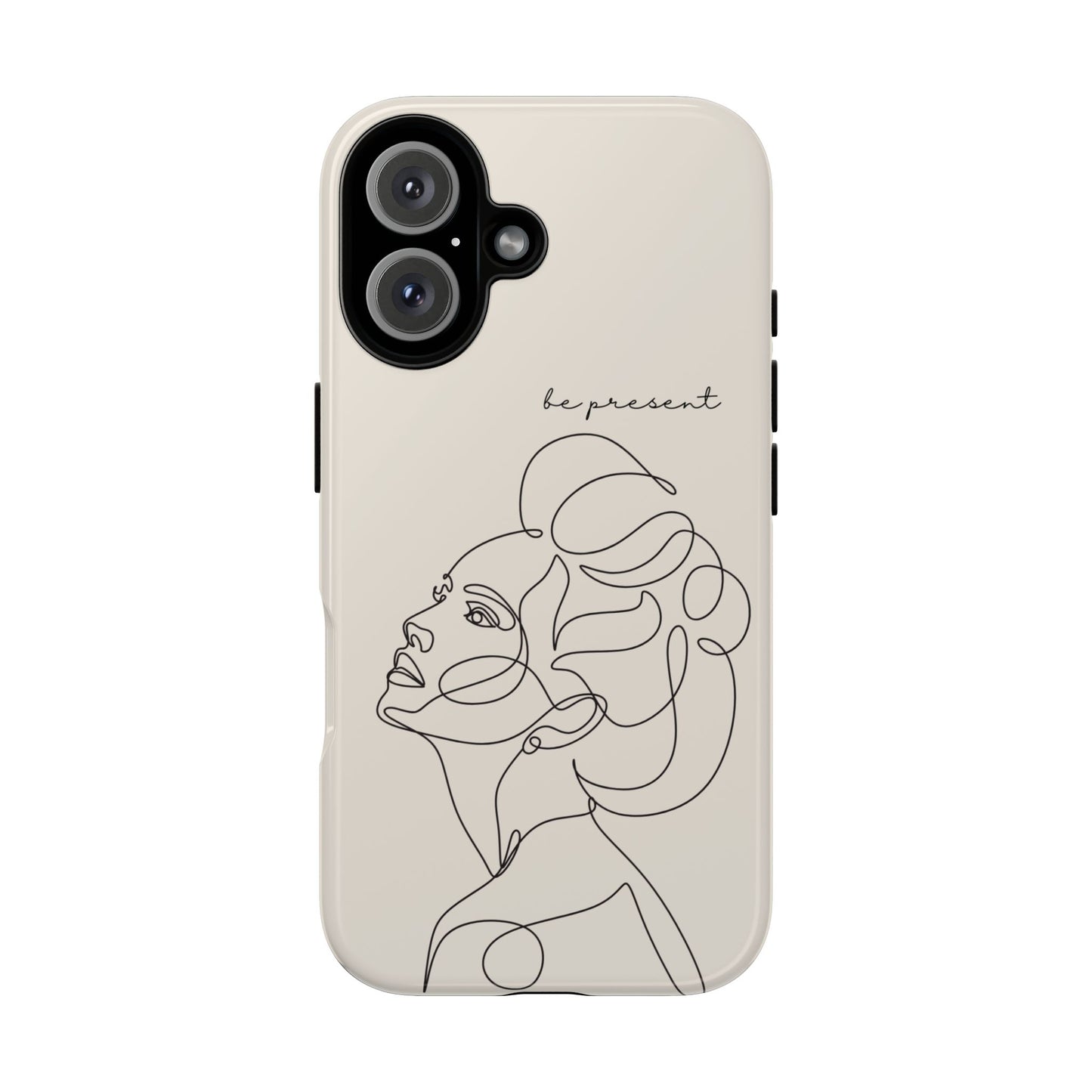 Line Art 'Represent' Phone Case — Minimalist Feminine Protective Cover