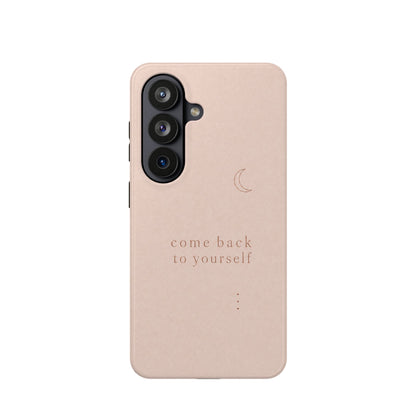 Come Back to Yourself Magnetic Impact-Resistant Phone Case — Protective Minimalist Moon Design