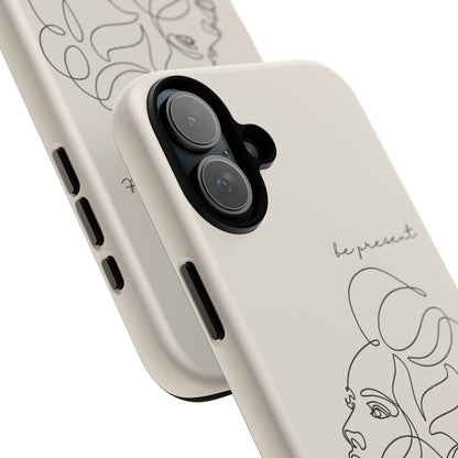 Line Art 'Represent' Phone Case — Minimalist Feminine Protective Cover