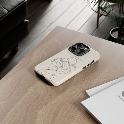 Line Art 'Represent' Phone Case — Minimalist Feminine Protective Cover