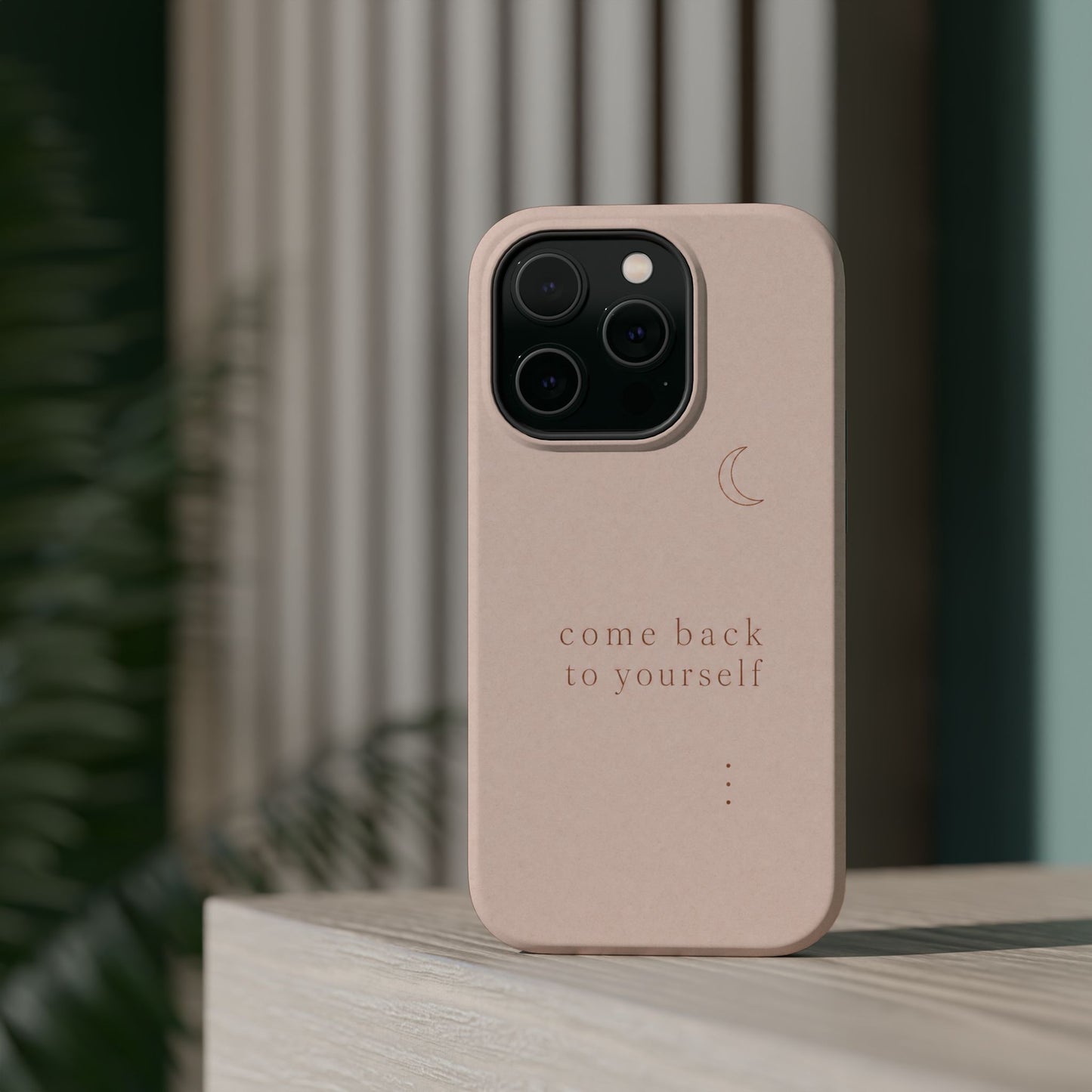 Come Back to Yourself Magnetic Impact-Resistant Phone Case — Protective Minimalist Moon Design