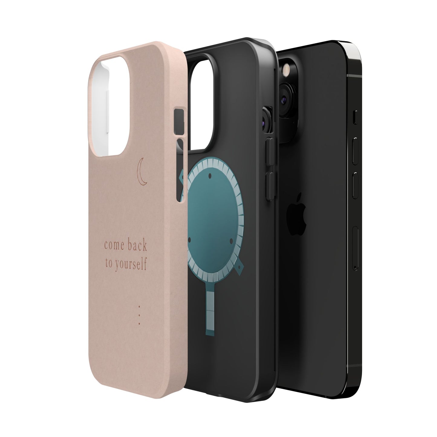 Come Back to Yourself Magnetic Impact-Resistant Phone Case — Protective Minimalist Moon Design