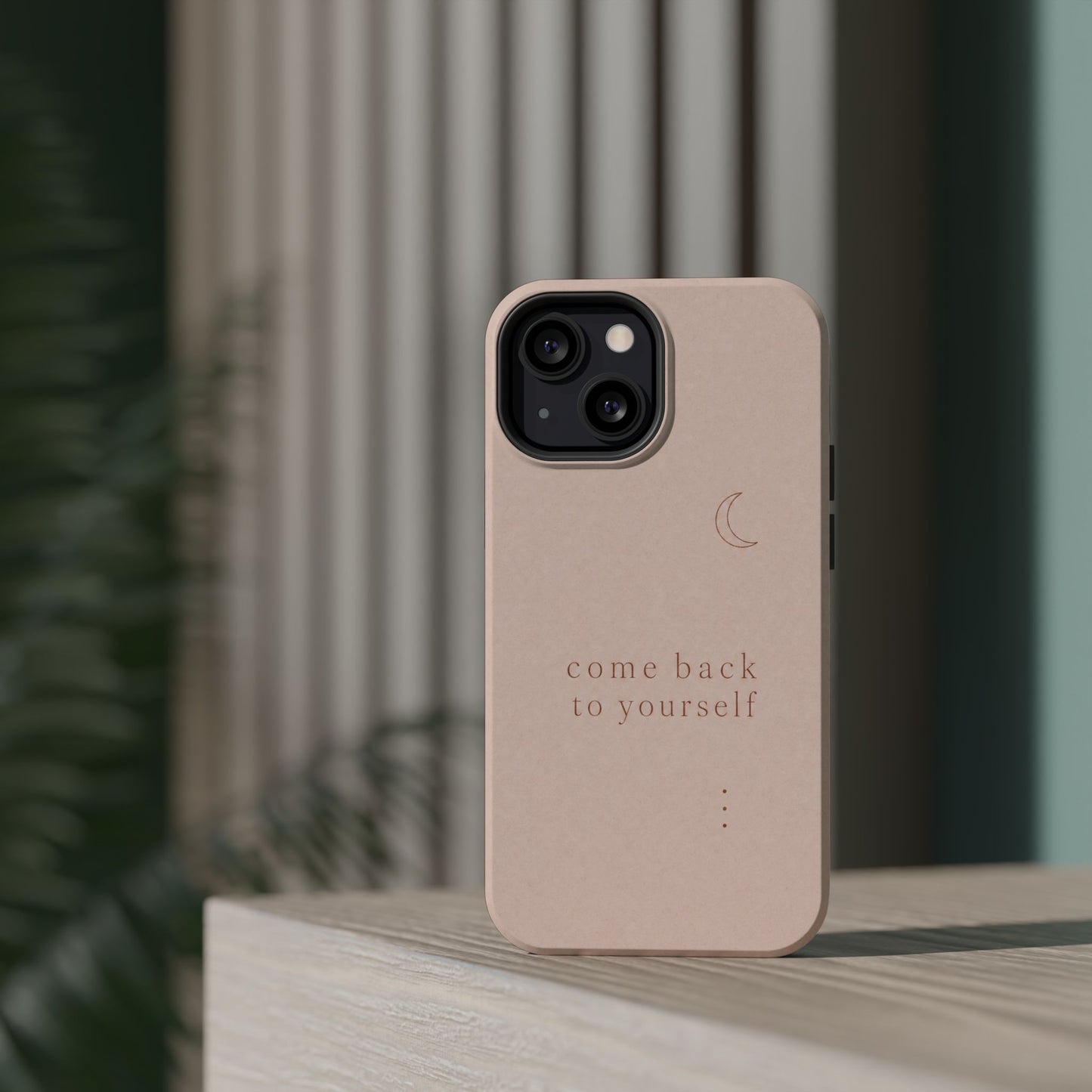 Come Back to Yourself Magnetic Impact-Resistant Phone Case — Protective Minimalist Moon Design
