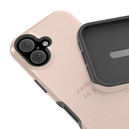 Come Back to Yourself Magnetic Impact-Resistant Phone Case — Protective Minimalist Moon Design