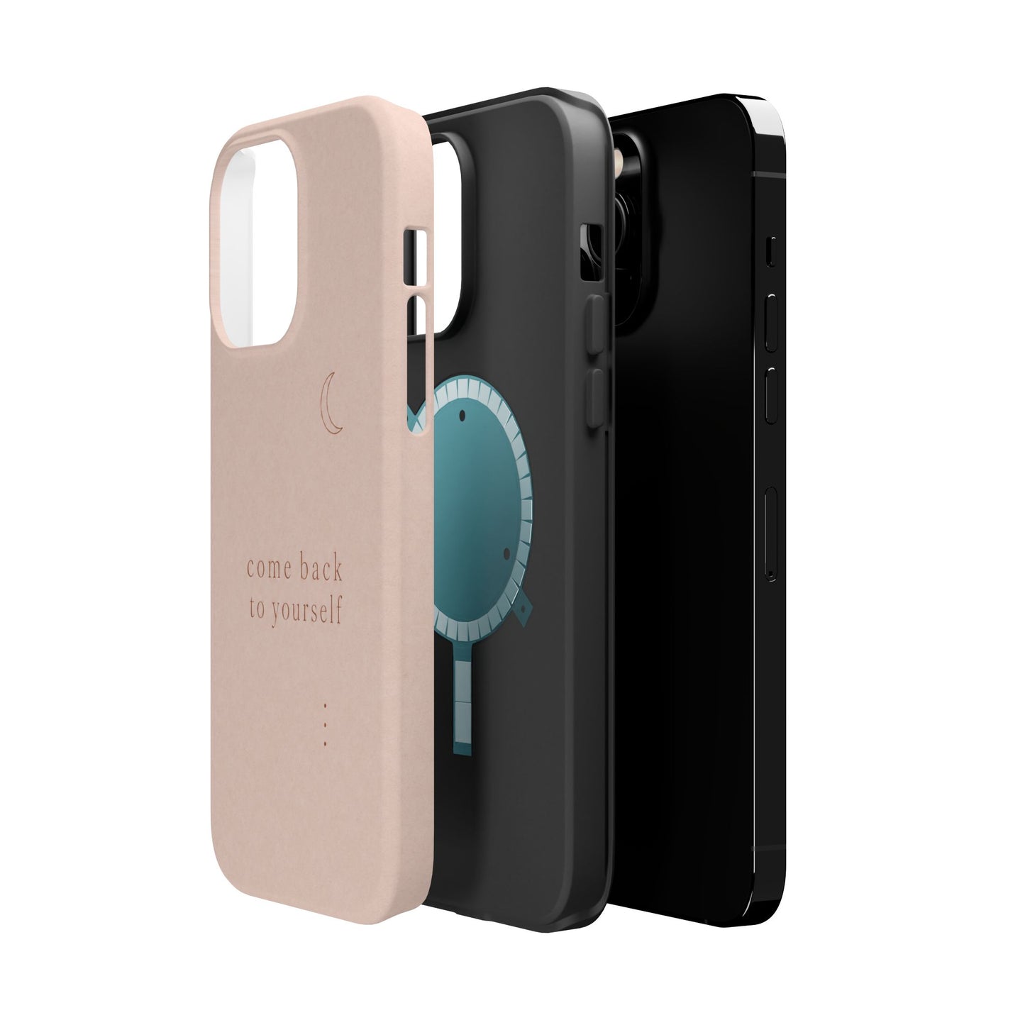 Come Back to Yourself Magnetic Impact-Resistant Phone Case — Protective Minimalist Moon Design