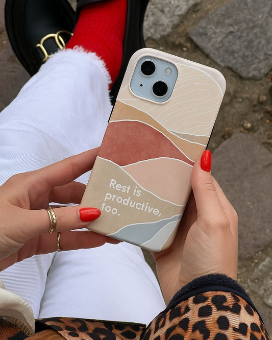 Rest is productive, too.