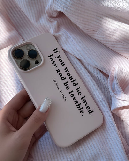 Be loved - iPhone case